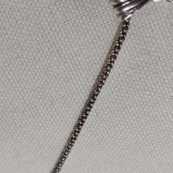 Spiral Cabochon Necklace and Earrings Set Popcorn Chain - Picture 5 of 6